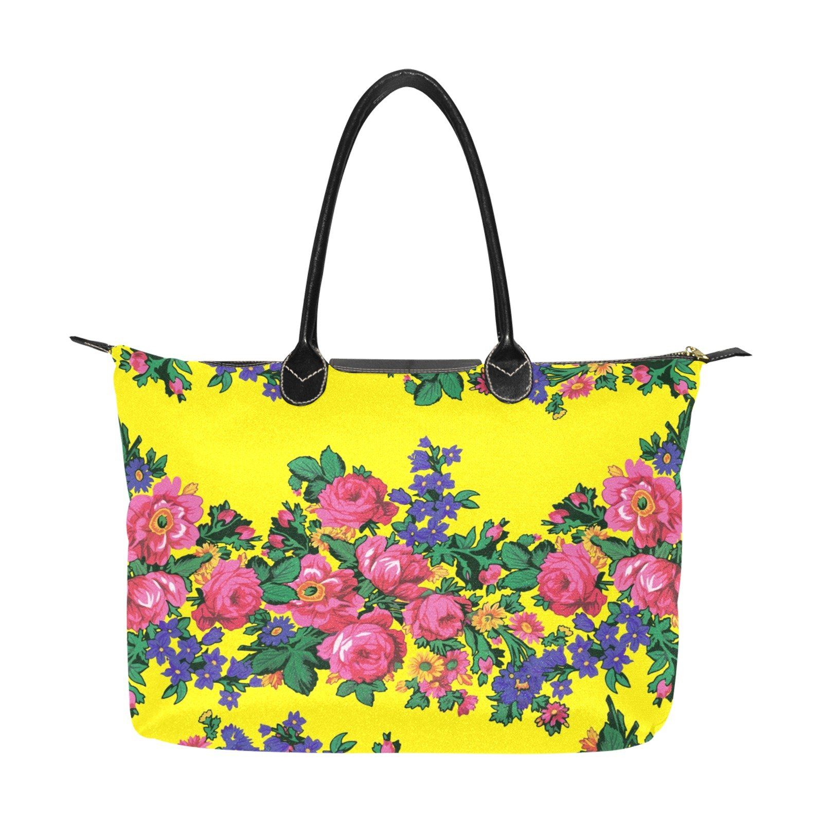 Kokum's Revenge Yellow Single-Shoulder Lady Handbag (Model 1714) bag e-joyer