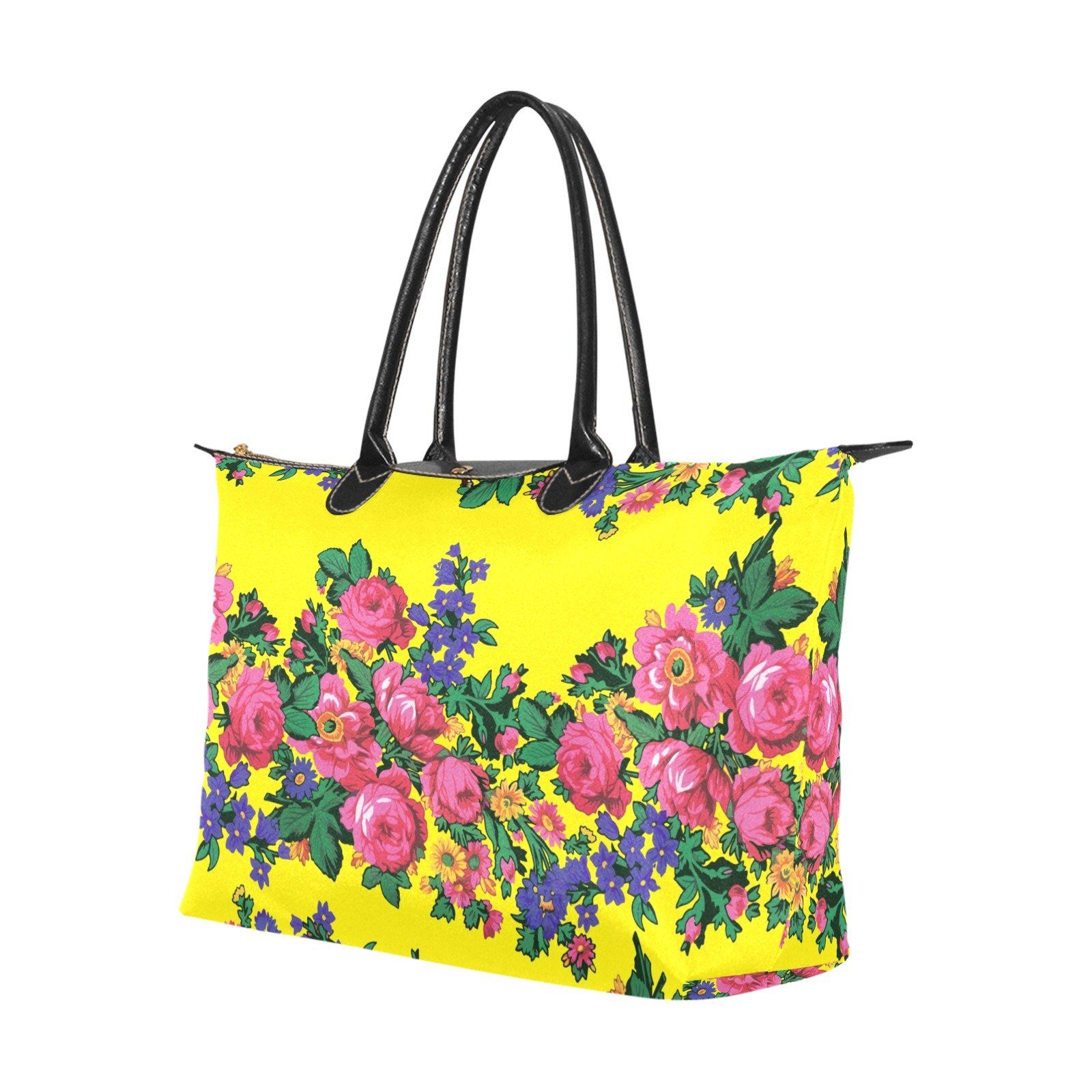 Kokum's Revenge Yellow Single-Shoulder Lady Handbag (Model 1714) bag e-joyer