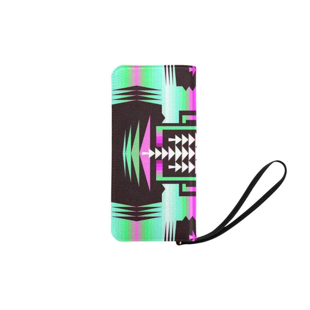 Lake Sunrise Sage Left Women's Clutch Purse (Model 1637) Women's Clutch Purse (1637) e-joyer