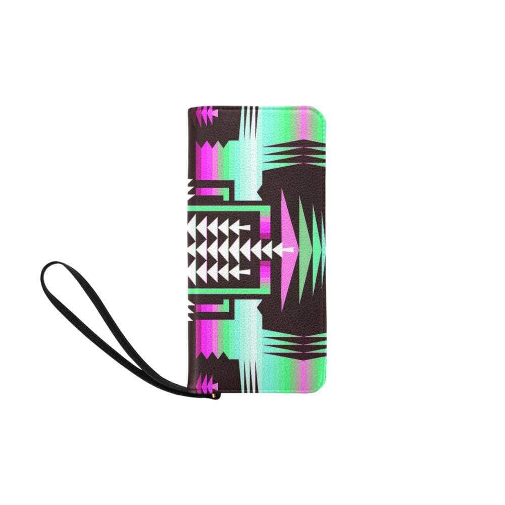 Lake Sunrise Sage Left Women's Clutch Purse (Model 1637) Women's Clutch Purse (1637) e-joyer