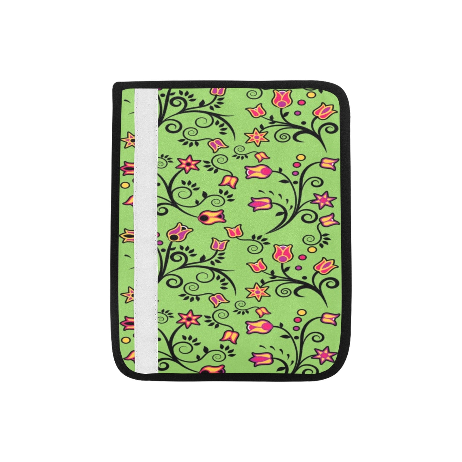 LightGreen Yellow Star Car Seat Belt Cover 7''x12.6'' (Pack of 2) Car Seat Belt Cover 7x12.6 (Pack of 2) e-joyer