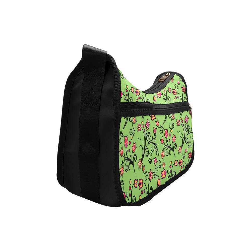 LightGreen Yellow Star Crossbody Bags (Model 1616) Crossbody Bags (1616) e-joyer