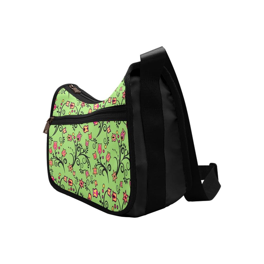 LightGreen Yellow Star Crossbody Bags (Model 1616) Crossbody Bags (1616) e-joyer