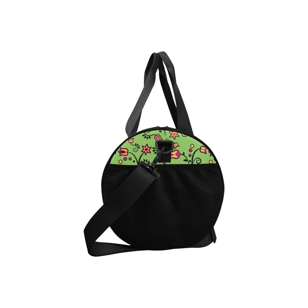 LightGreen Yellow Star Duffle Bag (Model 1679) bag e-joyer
