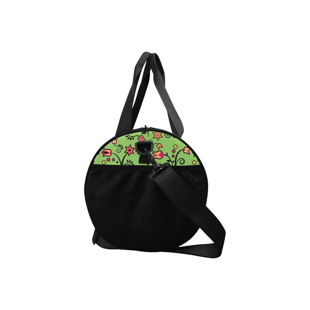 LightGreen Yellow Star Duffle Bag (Model 1679) bag e-joyer