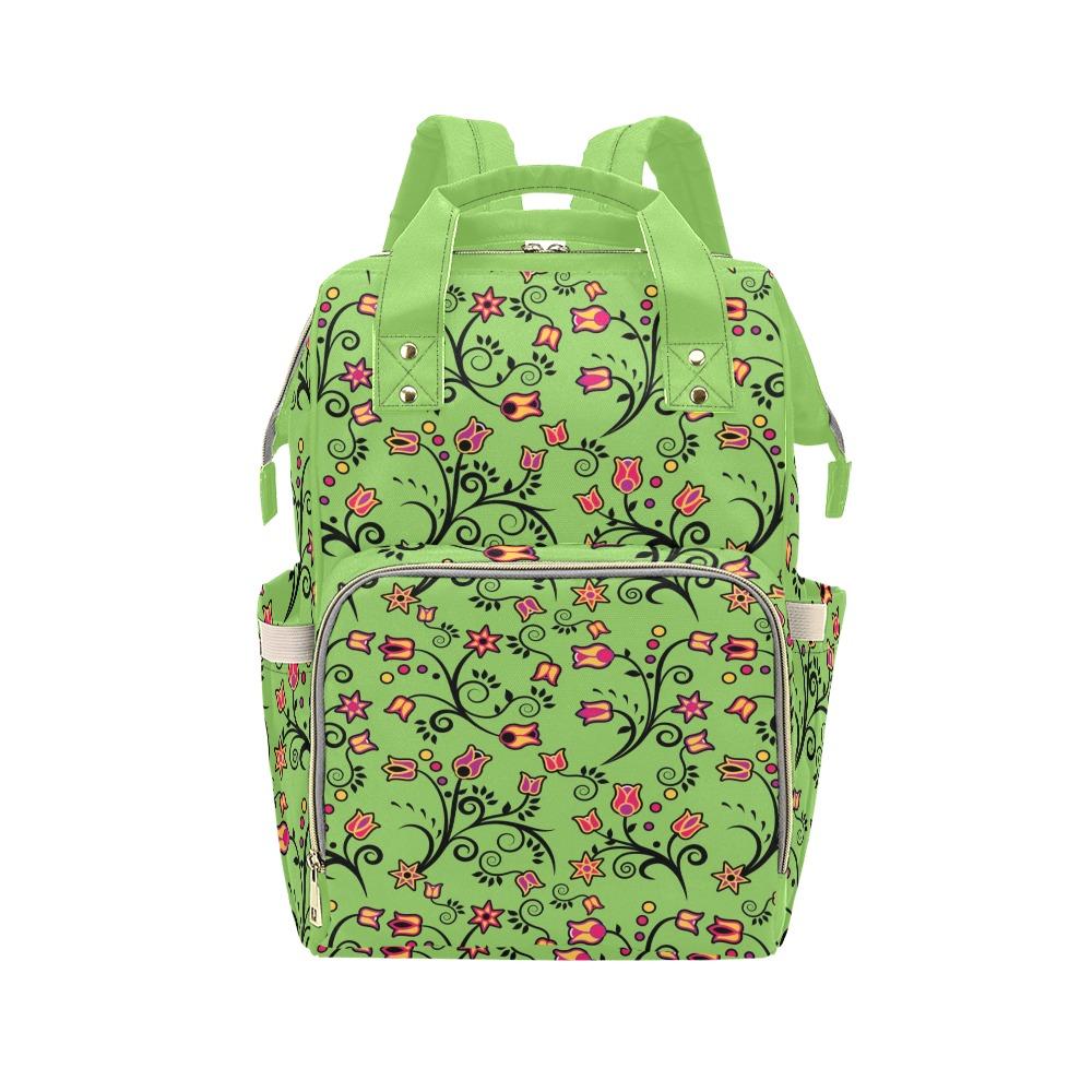 LightGreen Yellow Star Multi-Function Diaper Backpack/Diaper Bag (Model 1688) bag e-joyer