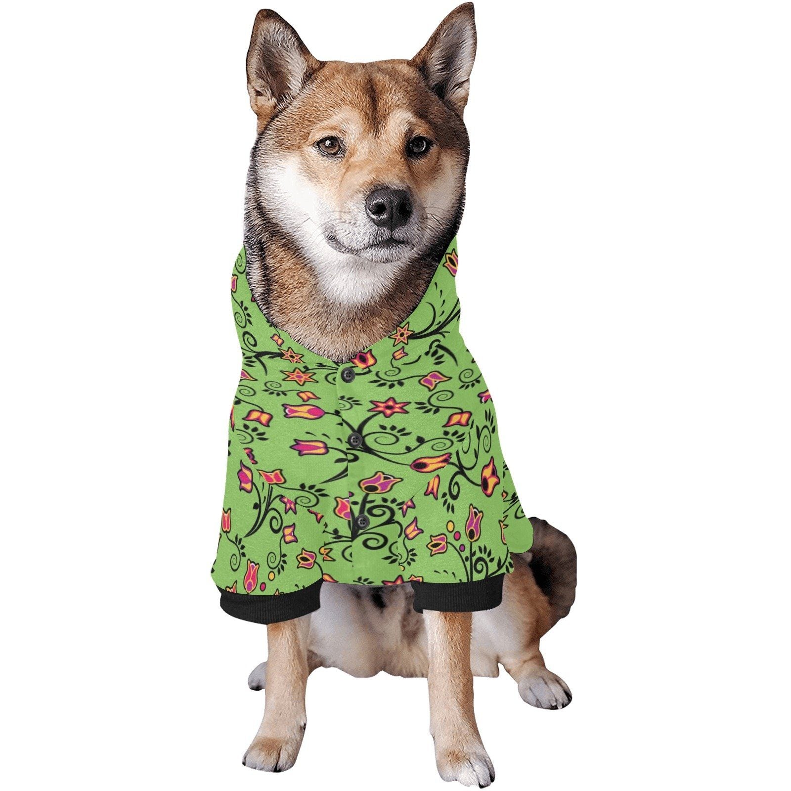 LightGreen Yellow Star Pet Dog Hoodie Pet Dog Hoodie e-joyer