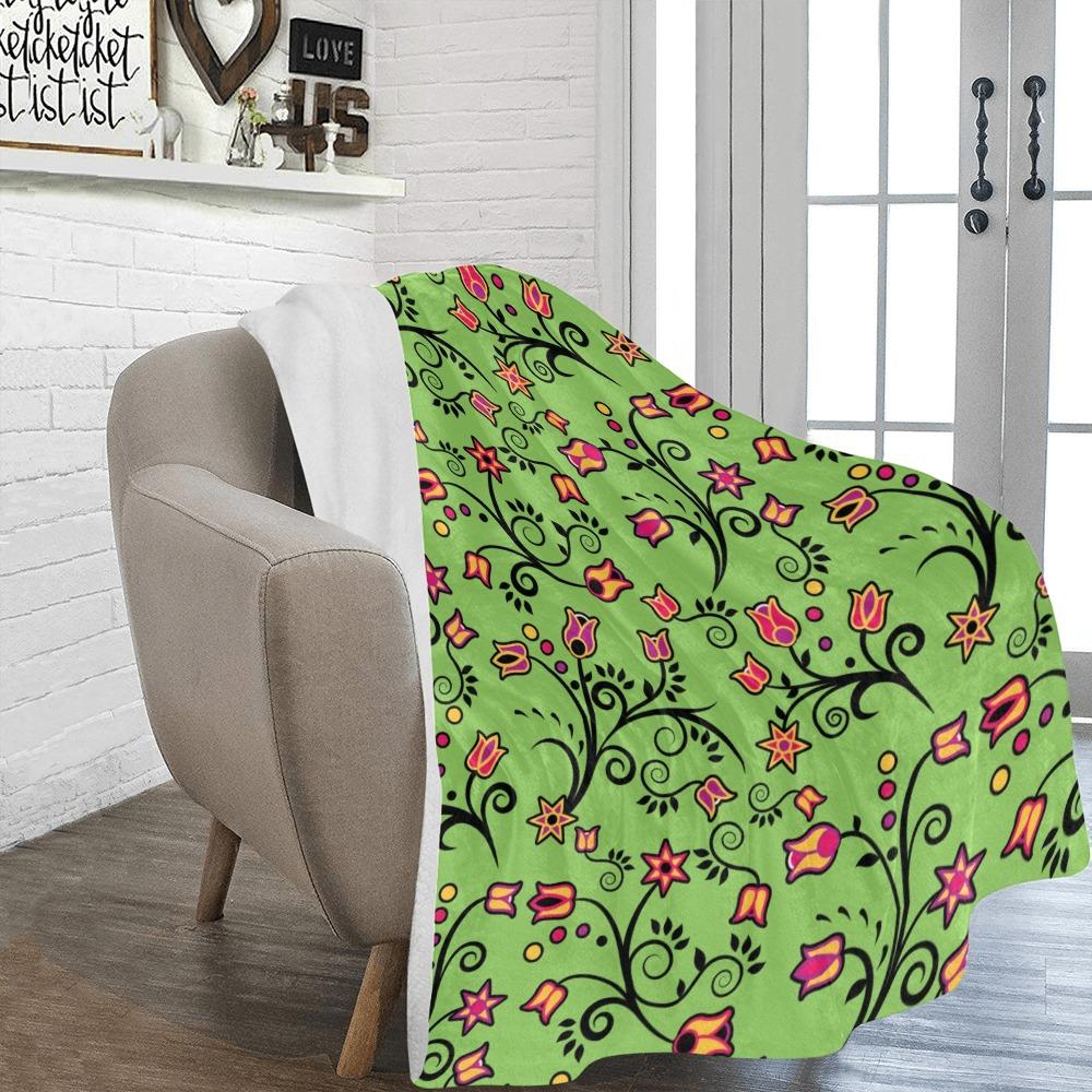 LightGreen Yellow Star Ultra-Soft Micro Fleece Blanket 60"x80" blanket e-joyer