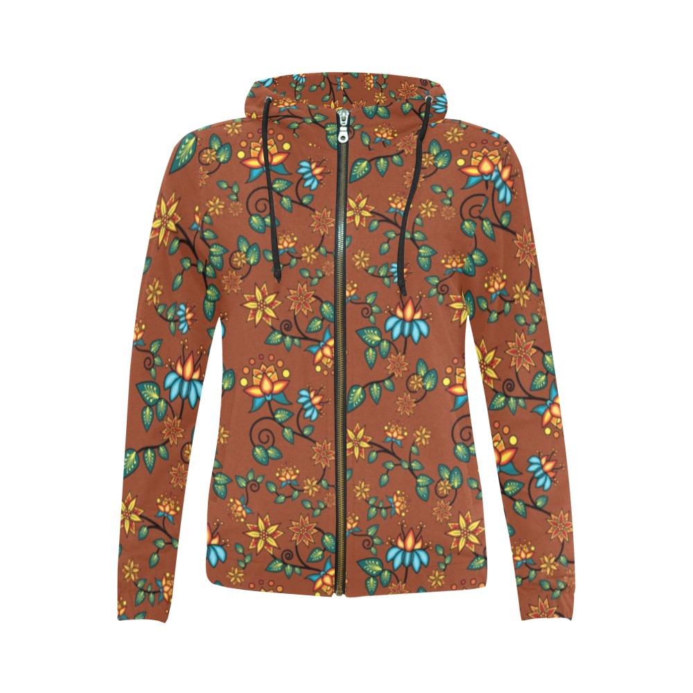 Lily Sierra All Over Print Full Zip Hoodie for Women (Model H14) All Over Print Full Zip Hoodie for Women (H14) e-joyer