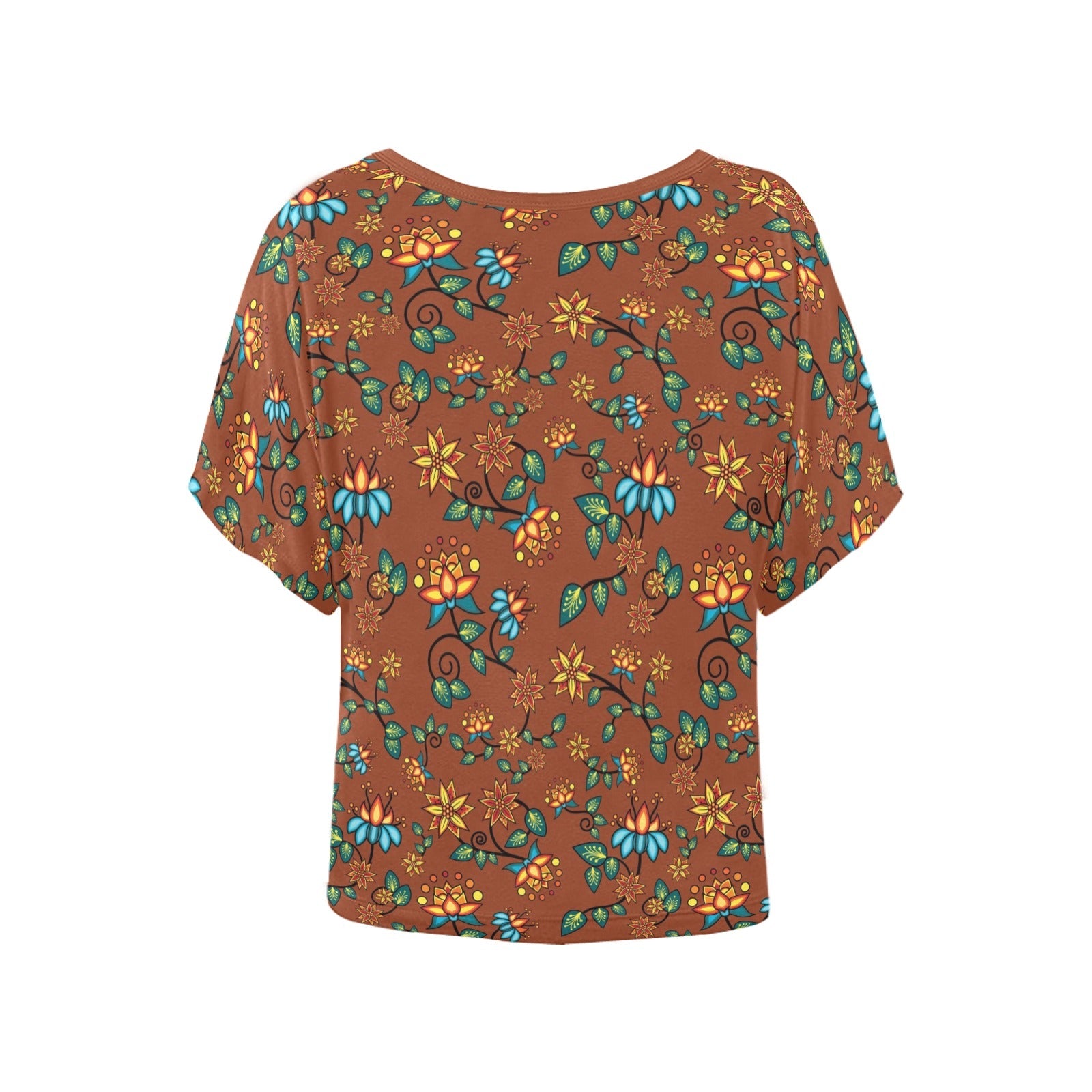 Lily Sierra Women's Batwing-Sleeved Blouse T shirt (Model T44) Women's Batwing-Sleeved Blouse T shirt (T44) e-joyer