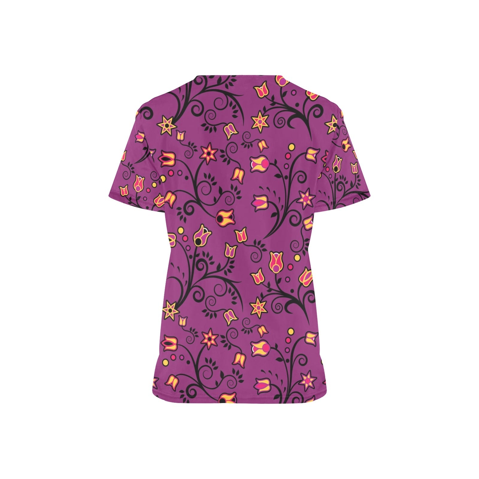 Lollipop Star All Over Print Scrub Top Scrub Top e-joyer