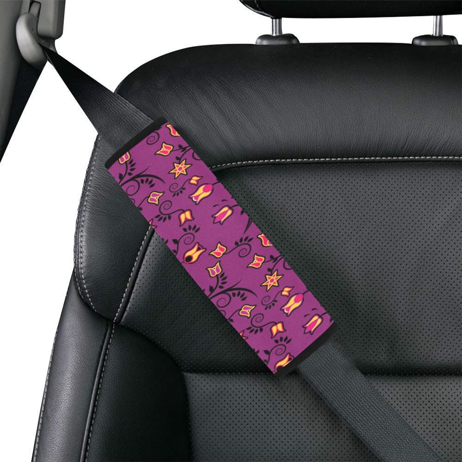Lollipop Star Car Seat Belt Cover 7''x12.6'' (Pack of 2) Car Seat Belt Cover 7x12.6 (Pack of 2) e-joyer