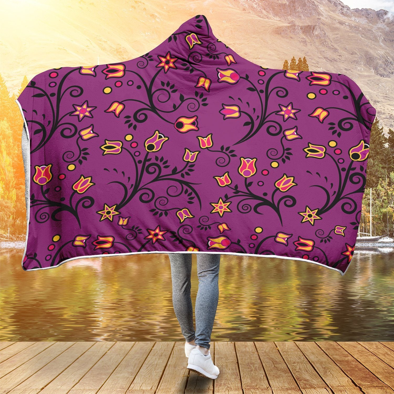 Lollipop Star Hooded Blanket blanket 49 Dzine