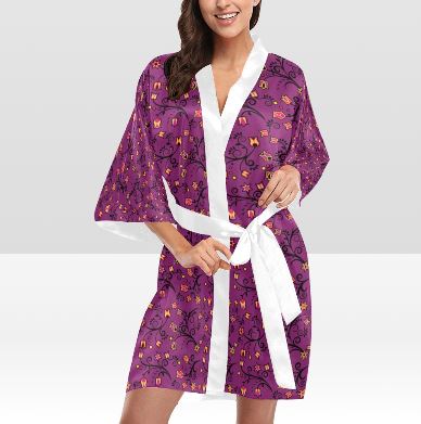 Lollipop Star Kimono Robe Artsadd