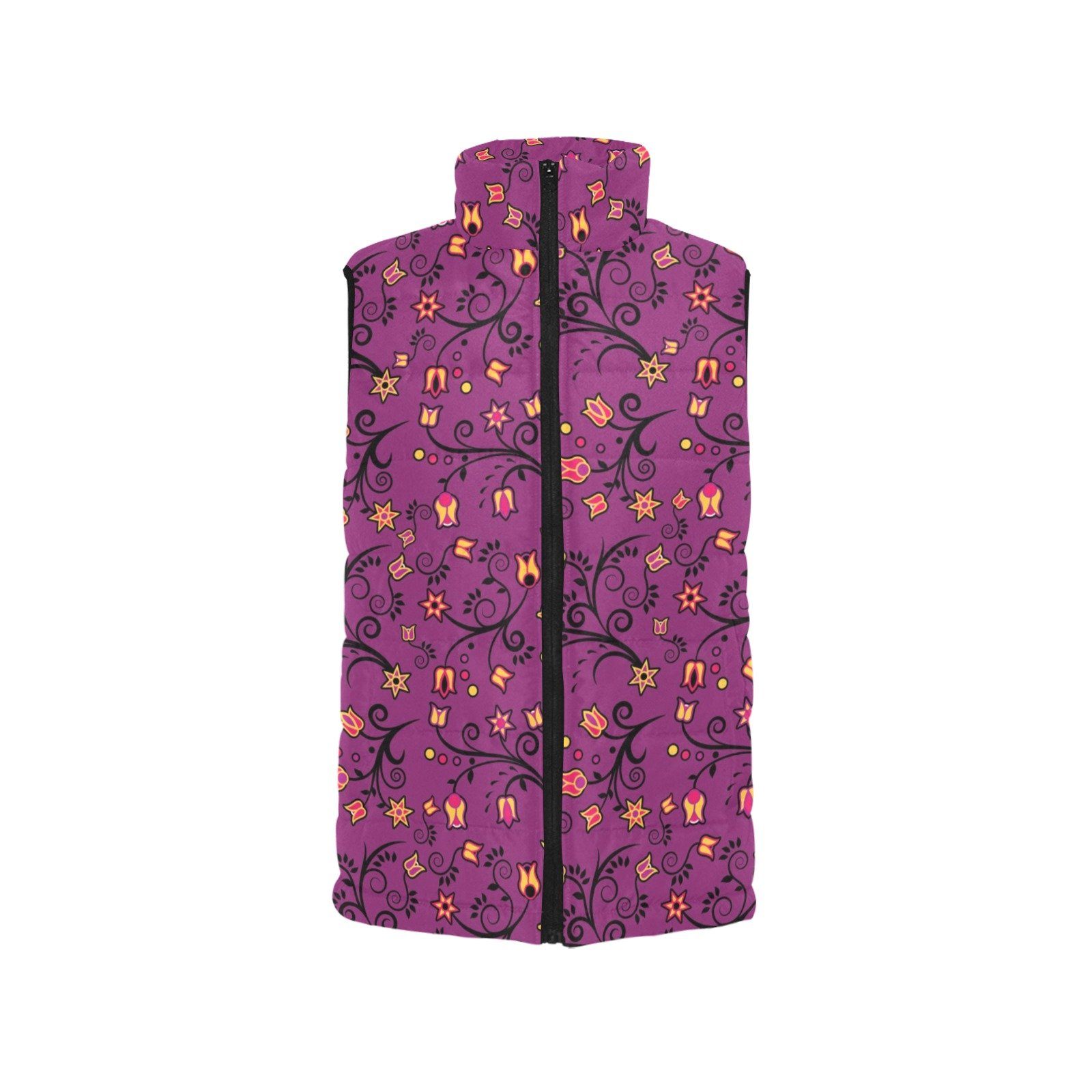 Lollipop Star Men's Padded Vest Jacket (Model H44) Men's Padded Vest Jacket (H44) e-joyer