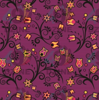 Lollipop Star Satin Fabric 49DzineStore