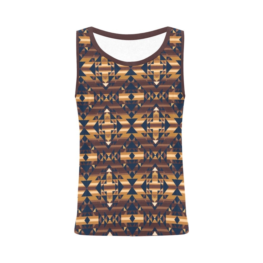 Marron Cloud All Over Print Tank Top for Women (Model T43) All Over Print Tank Top for Women (T43) e-joyer