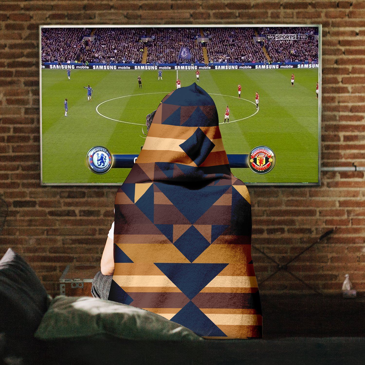 Marron Cloud Hooded Blanket blanket 49 Dzine