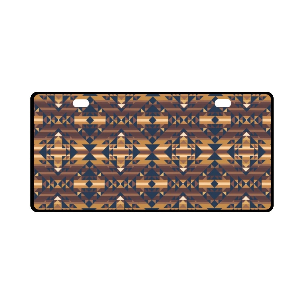 Marron Cloud License Plate License Plate e-joyer