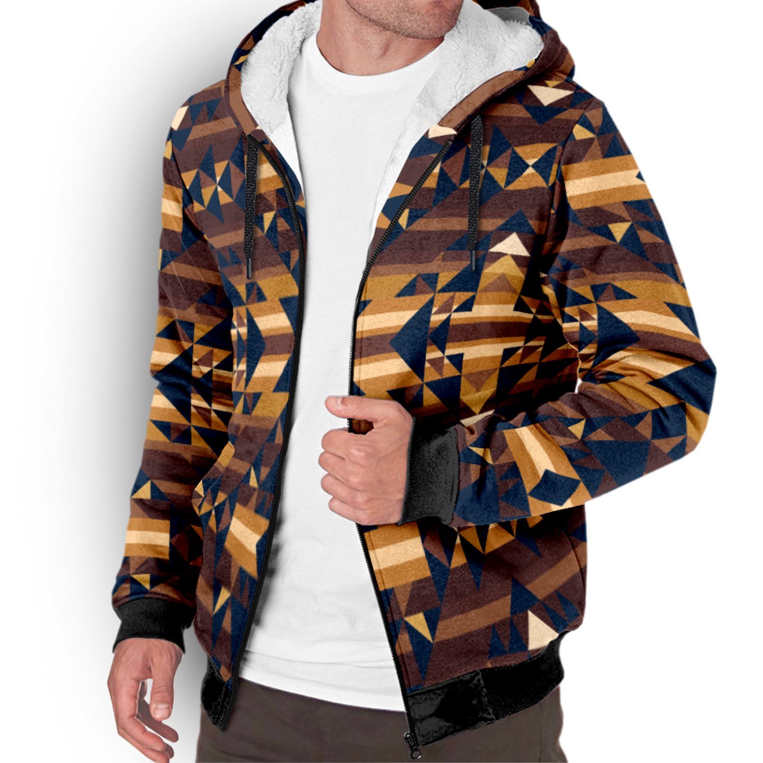 Marron Cloud Sherpa Hoodie hoodie Herman