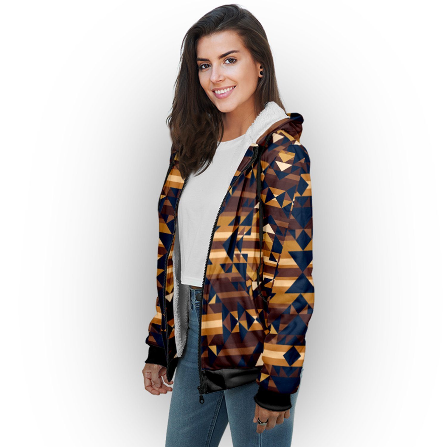 Marron Cloud Sherpa Hoodie hoodie Herman