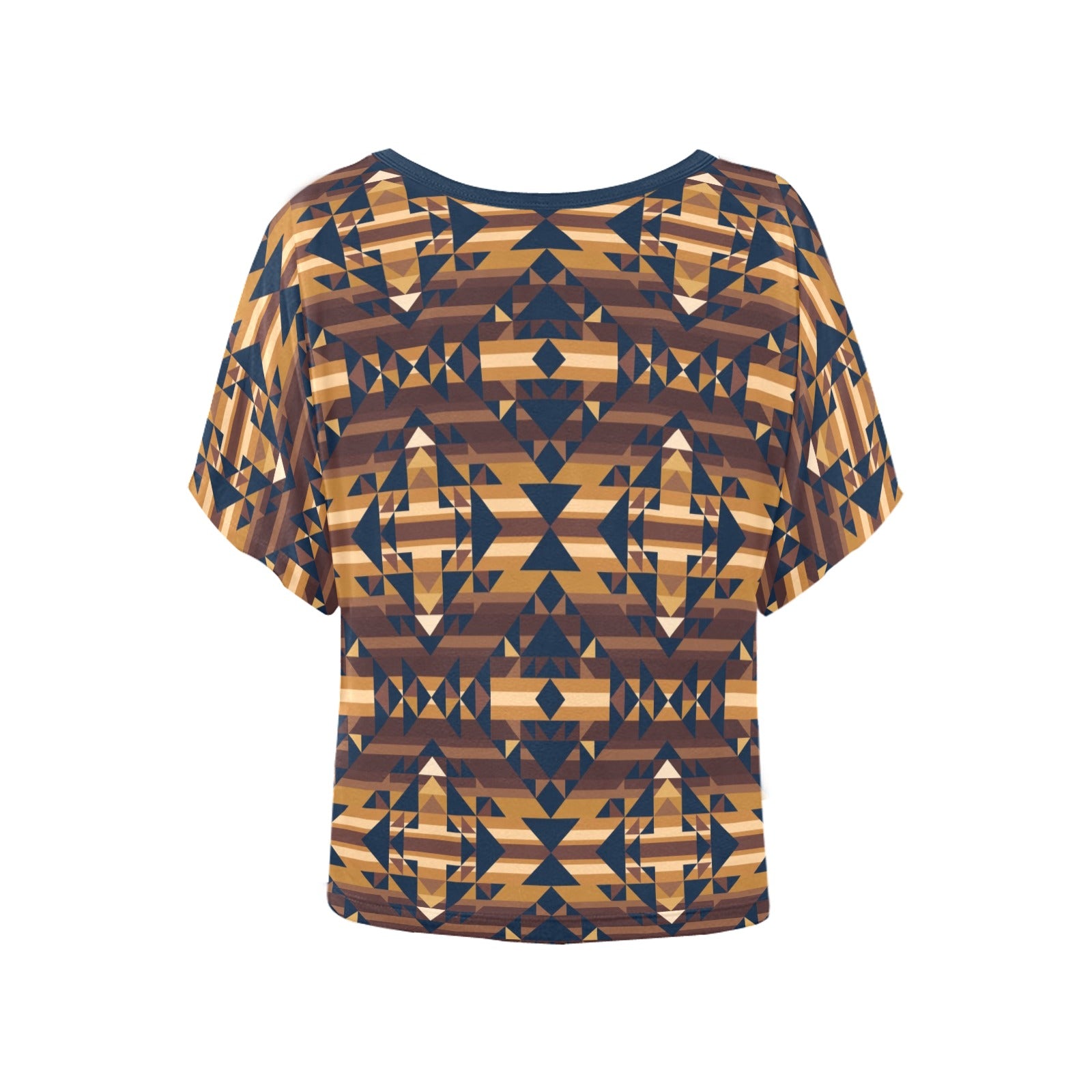 Marron Cloud Women's Batwing-Sleeved Blouse T shirt (Model T44) Women's Batwing-Sleeved Blouse T shirt (T44) e-joyer