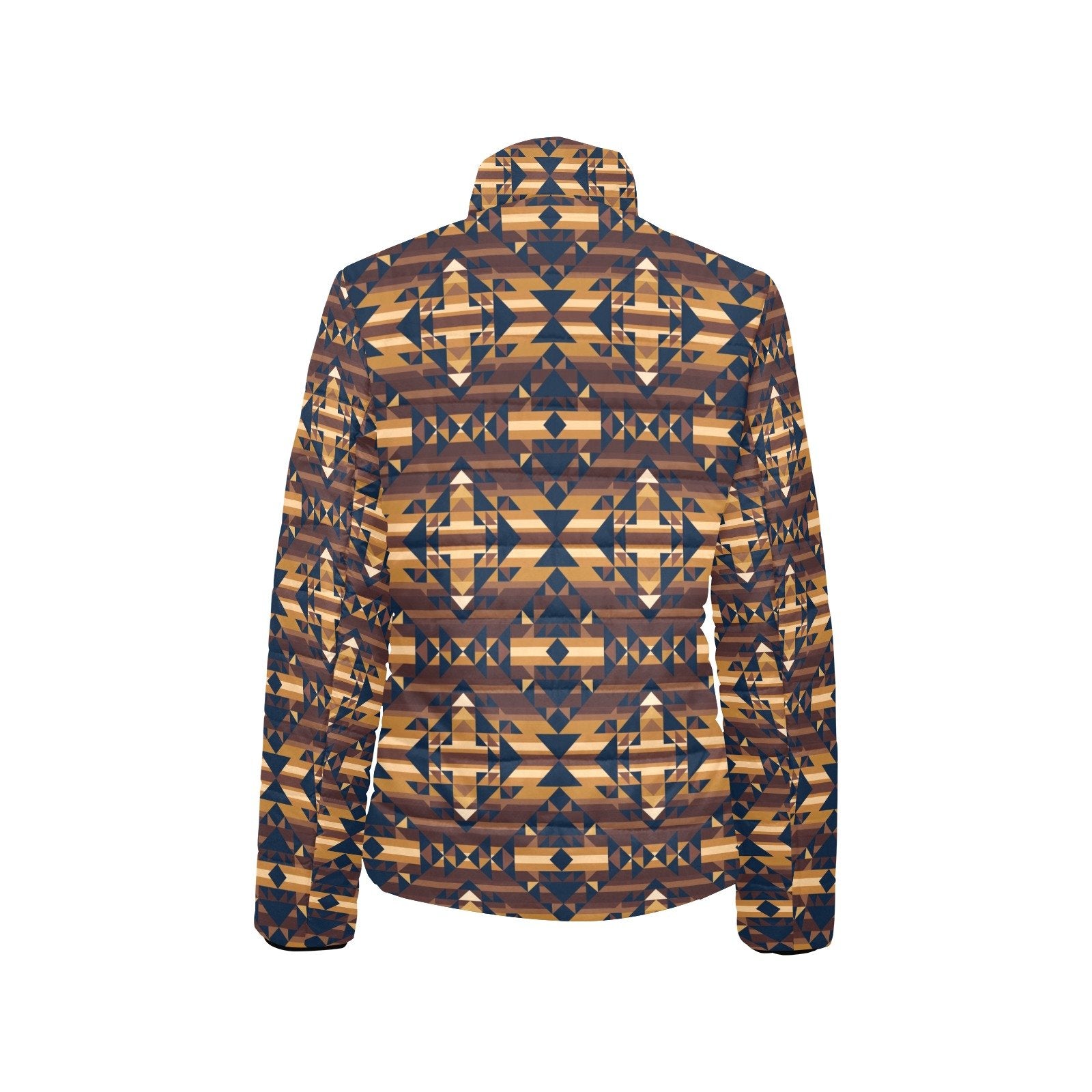 Marron Cloud Women's Stand Collar Padded Jacket (Model H41) Women's Stand Collar Padded Jacket (H41) e-joyer