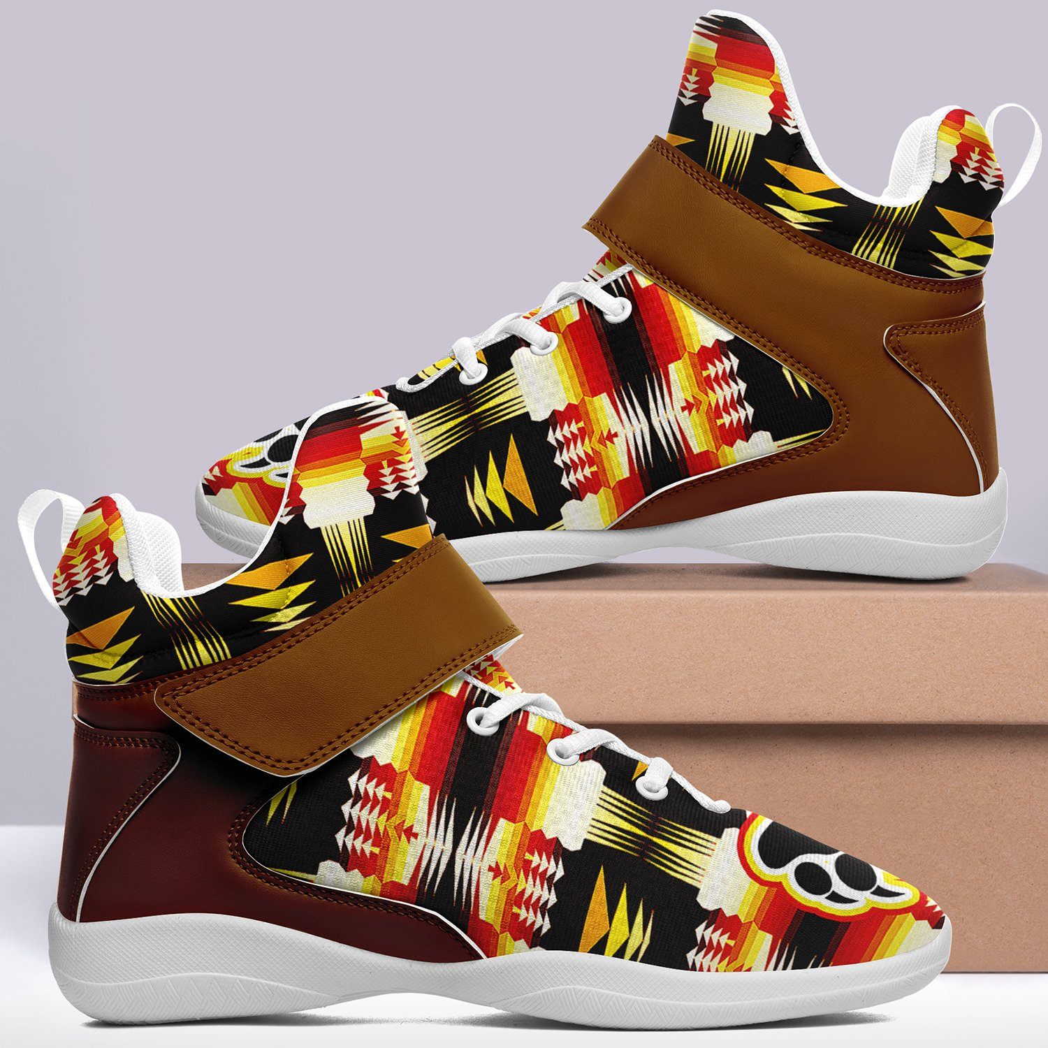 Medicine Wheel Sage Bearpaw Ipottaa Basketball / Sport High Top Shoes 49 Dzine