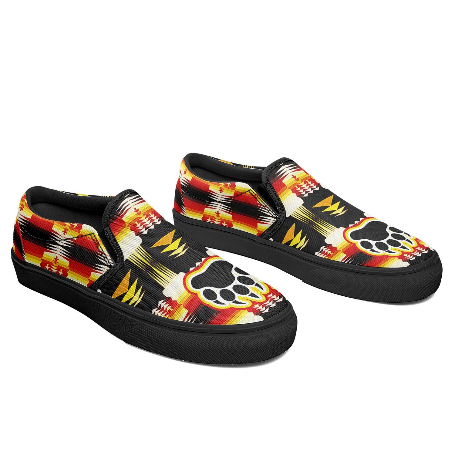 Medicine Wheel Sage Bearpaw Otoyimm Canvas Slip On Shoes 49 Dzine