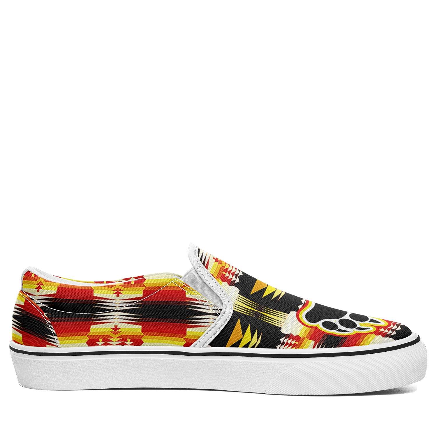 Medicine Wheel Sage Bearpaw Otoyimm Canvas Slip On Shoes 49 Dzine