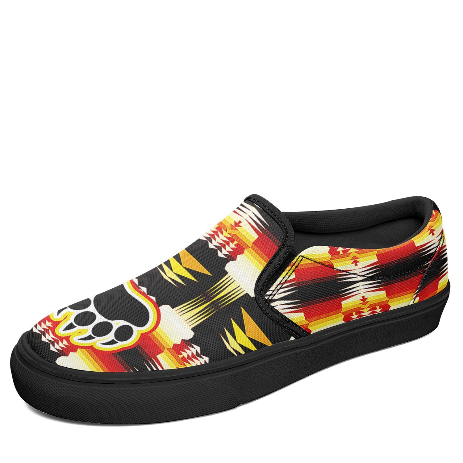 Medicine Wheel Sage Bearpaw Otoyimm Canvas Slip On Shoes 49 Dzine