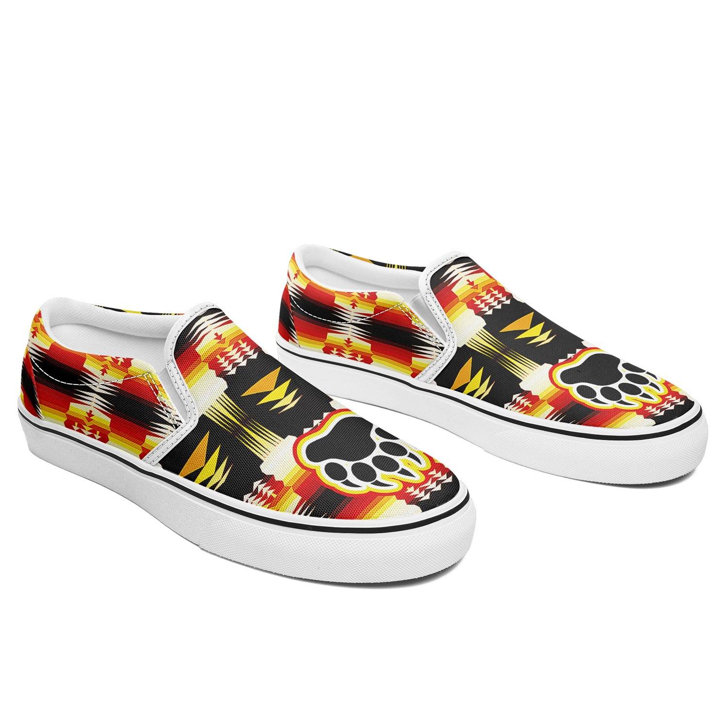 Medicine Wheel Sage Bearpaw Otoyimm Canvas Slip On Shoes 49 Dzine