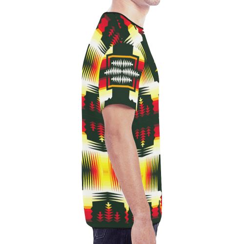 Medicine Wheel Sage II New All Over Print T-shirt for Men/Large Size (Model T45) New All Over Print T-shirt for Men/Large (T45) e-joyer