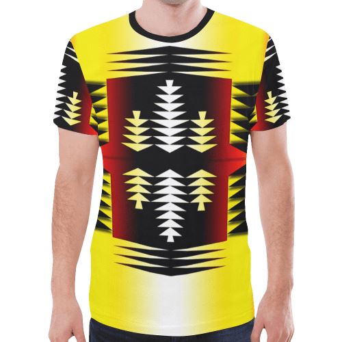 Medicine Wheel Sage New All Over Print T-shirt for Men/Large Size (Model T45) New All Over Print T-shirt for Men/Large (T45) e-joyer