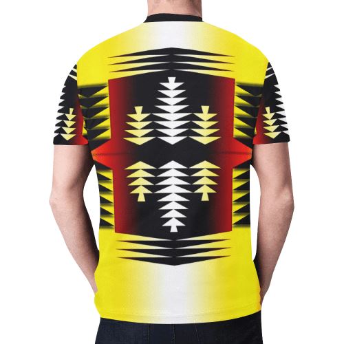 Medicine Wheel Sage New All Over Print T-shirt for Men/Large Size (Model T45) New All Over Print T-shirt for Men/Large (T45) e-joyer