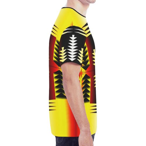 Medicine Wheel Sage New All Over Print T-shirt for Men/Large Size (Model T45) New All Over Print T-shirt for Men/Large (T45) e-joyer