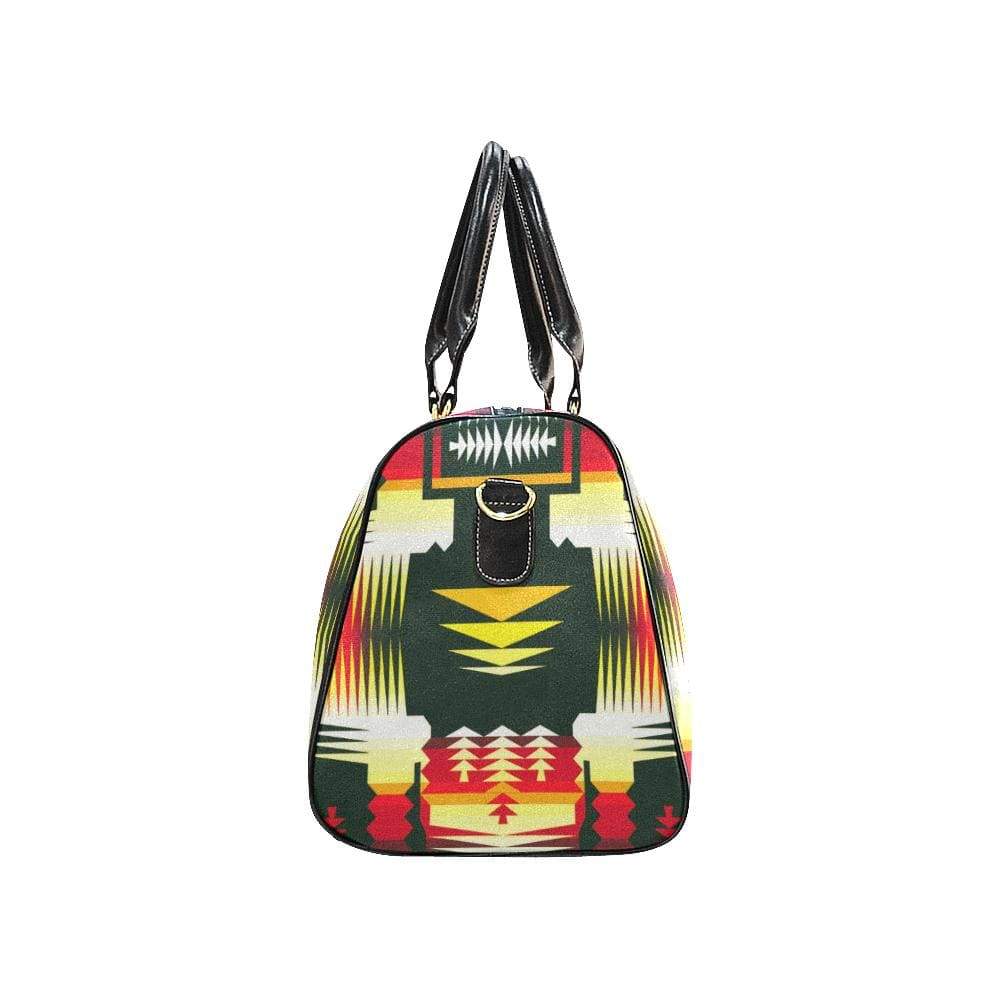 Medicine Wheel Sage New Waterproof Travel Bag/Small (Model 1639) Waterproof Travel Bags (1639) e-joyer