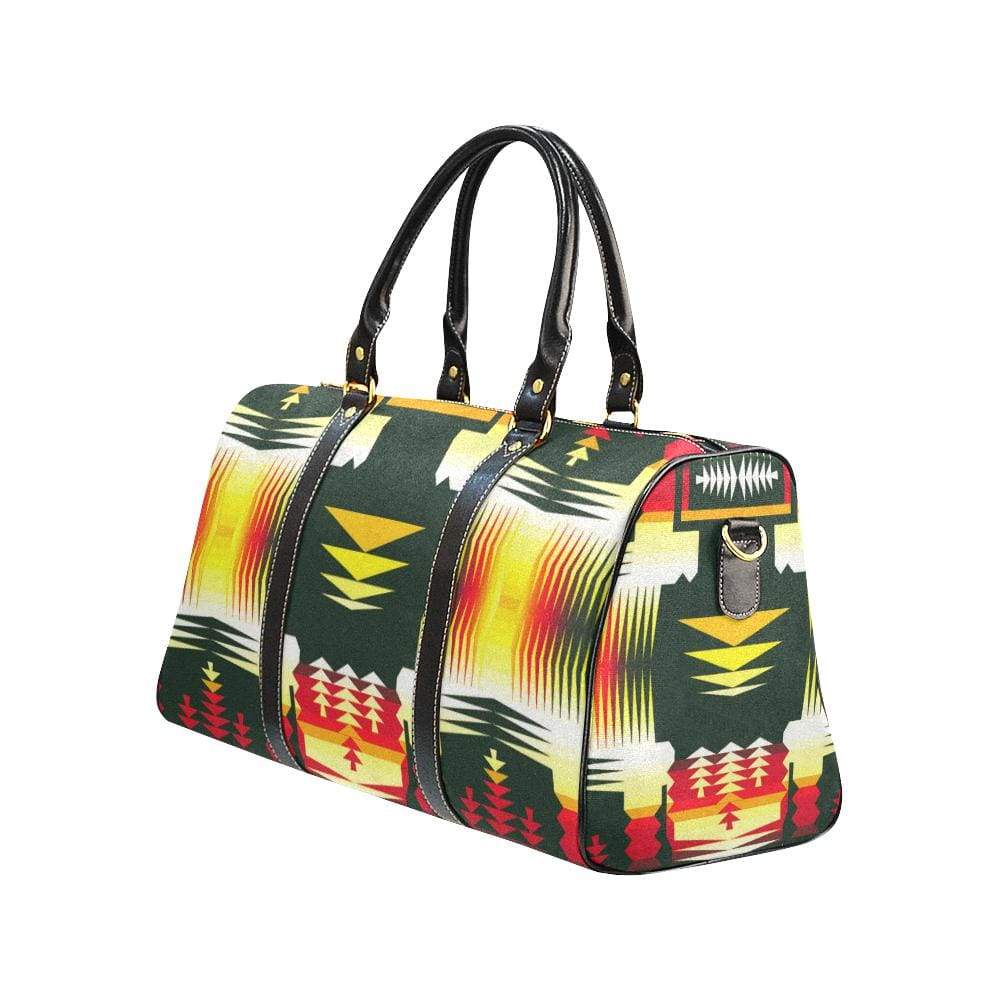 Medicine Wheel Sage New Waterproof Travel Bag/Small (Model 1639) Waterproof Travel Bags (1639) e-joyer