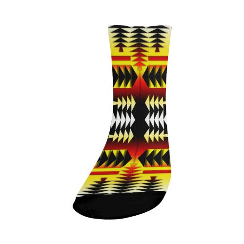 Medicine Wheel Strips Basketball Crew Socks Crew Socks e-joyer