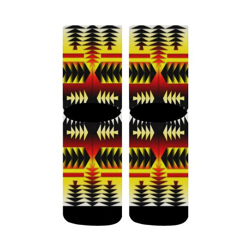 Medicine Wheel Strips Basketball Crew Socks Crew Socks e-joyer