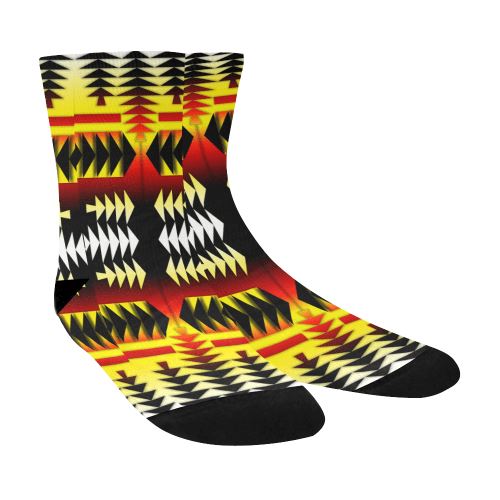 Medicine Wheel Strips Basketball Crew Socks Crew Socks e-joyer