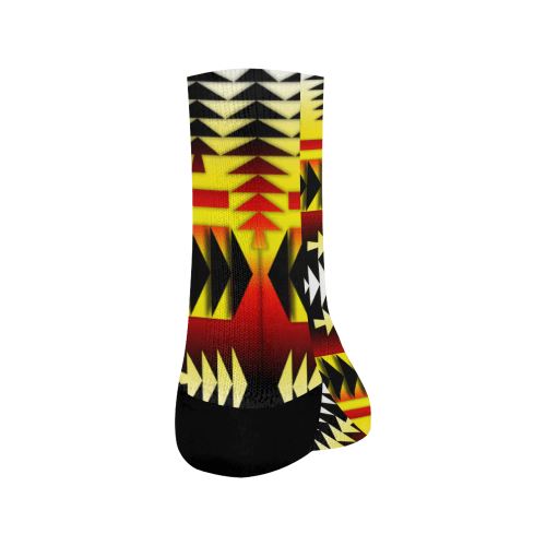 Medicine Wheel Strips Basketball Crew Socks Crew Socks e-joyer