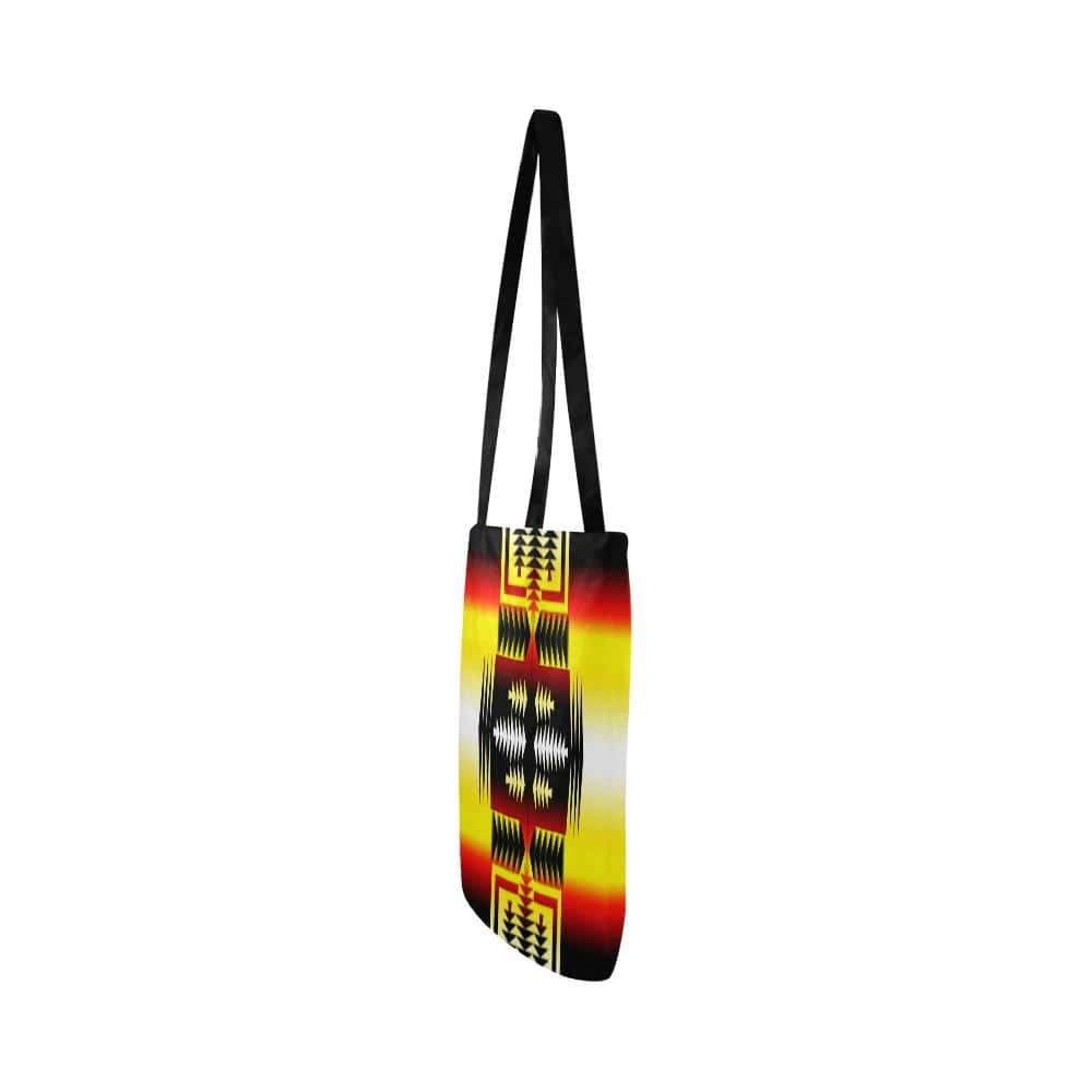 Medicine Wheel Strips Basketball Reusable Shopping Bag Model 1660 (Two sides) Shopping Tote Bag (1660) e-joyer