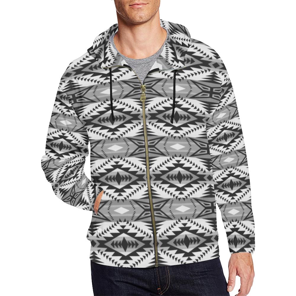 Mesa War Party All Over Print Full Zip Hoodie for Men (Model H14) All Over Print Full Zip Hoodie for Men (H14) e-joyer