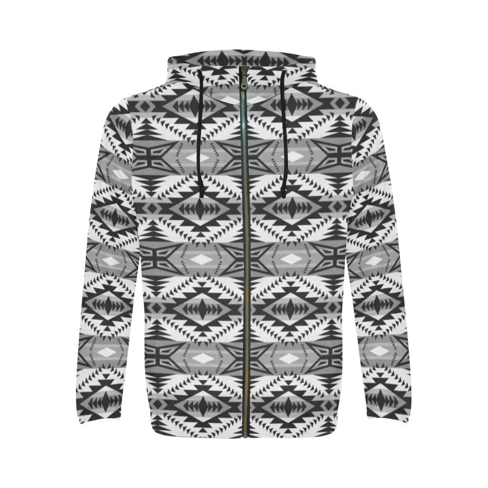 Mesa War Party All Over Print Full Zip Hoodie for Men (Model H14) All Over Print Full Zip Hoodie for Men (H14) e-joyer