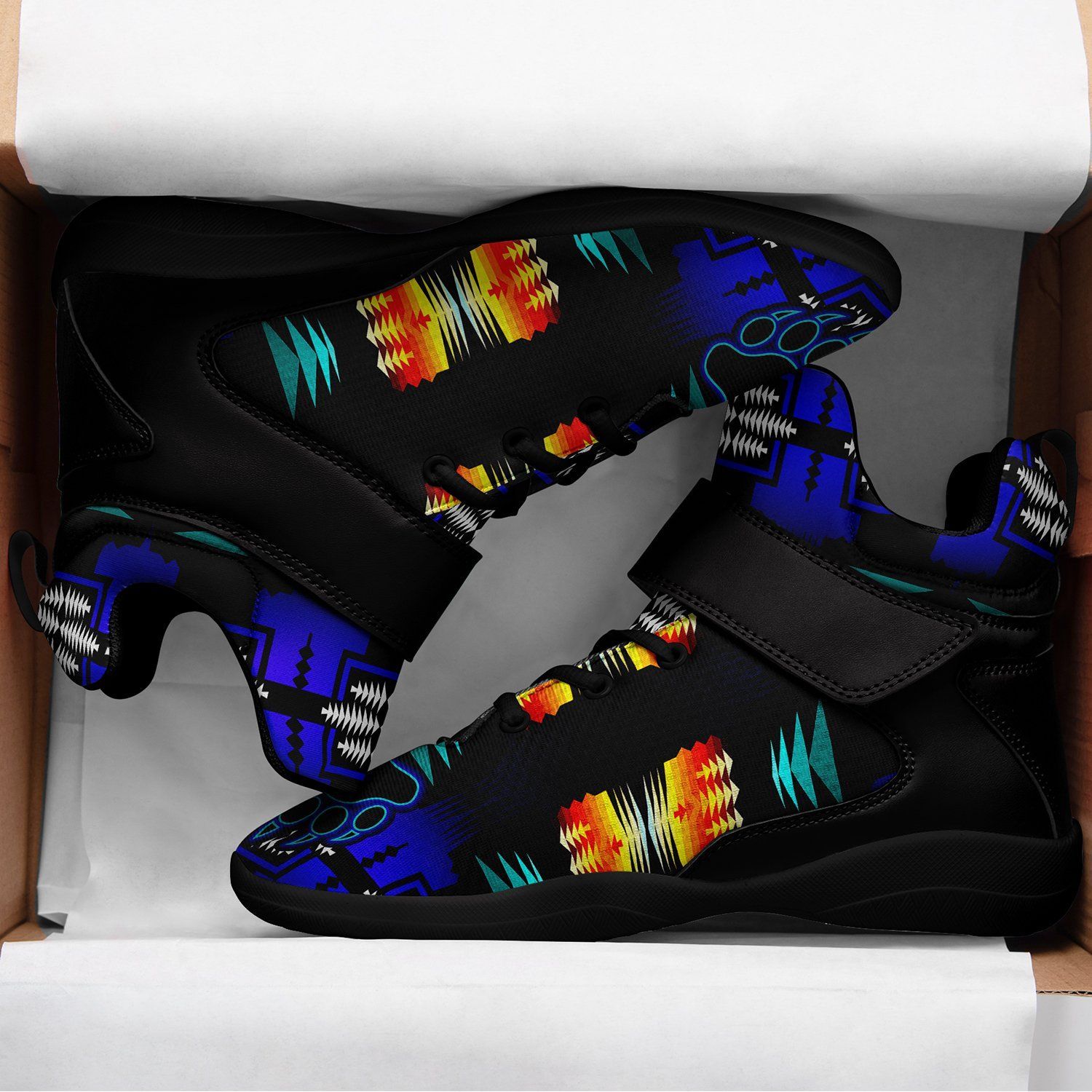 Midnight Sage Fire with Bearpaw Kid's Ipottaa Basketball / Sport High Top Shoes 49 Dzine