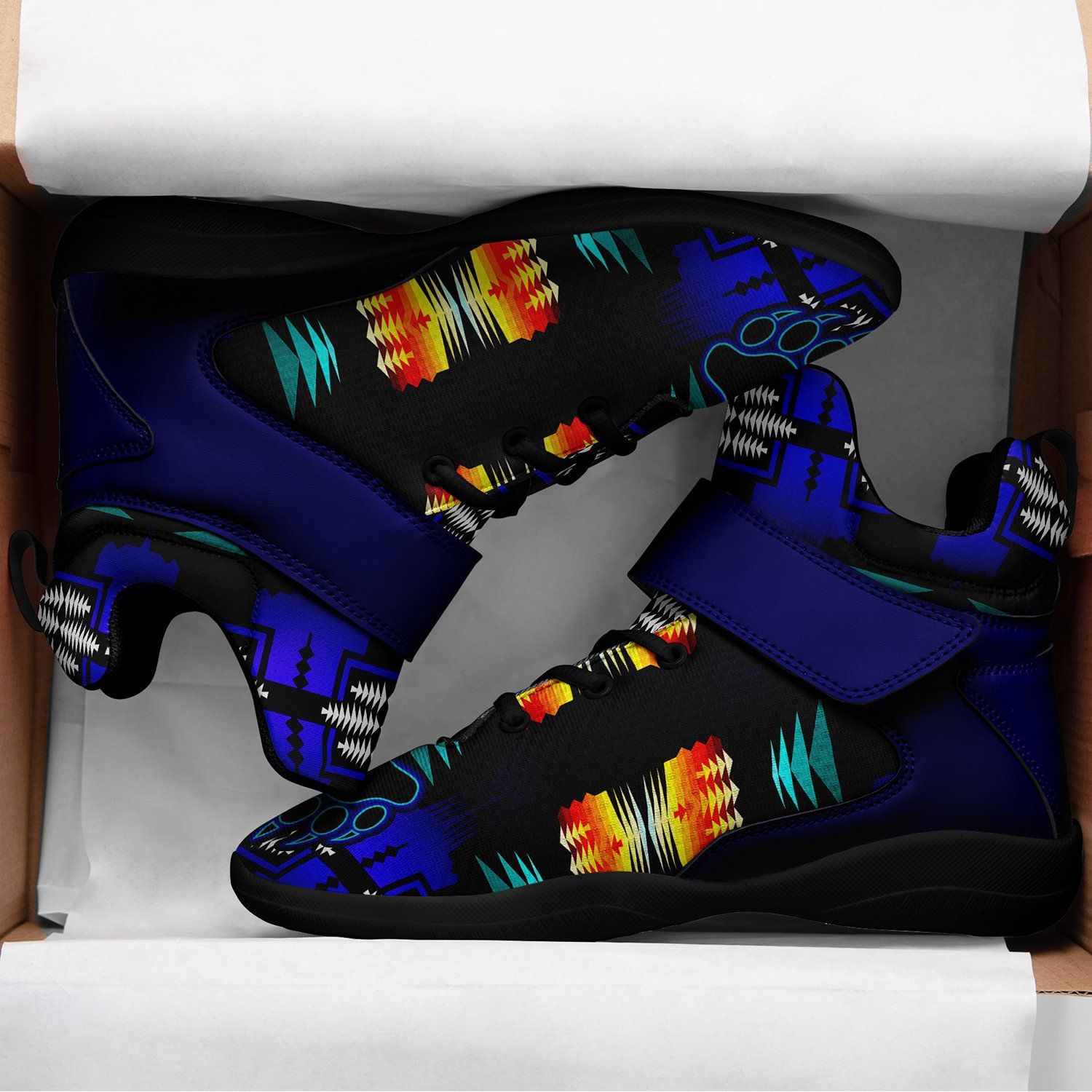 Midnight Sage Fire with Bearpaw Kid's Ipottaa Basketball / Sport High Top Shoes 49 Dzine