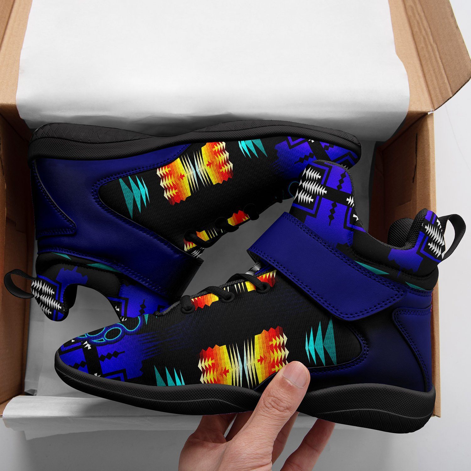 Midnight Sage Fire with Bearpaw Kid's Ipottaa Basketball / Sport High Top Shoes 49 Dzine