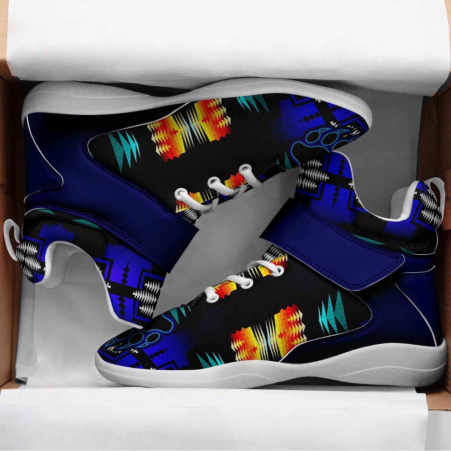 Midnight Sage Fire with Bearpaw Kid's Ipottaa Basketball / Sport High Top Shoes 49 Dzine