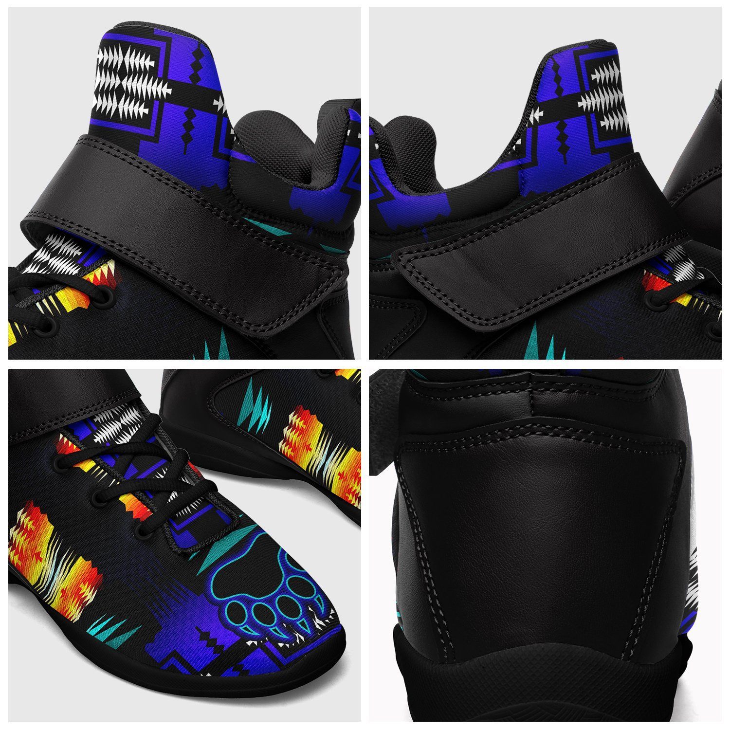 Midnight Sage Fire with Bearpaw Kid's Ipottaa Basketball / Sport High Top Shoes 49 Dzine